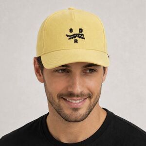 Sun Day Red Golf Hat Yellow Snapback Cap Embroidered Logo Tiger Woods Cotton
